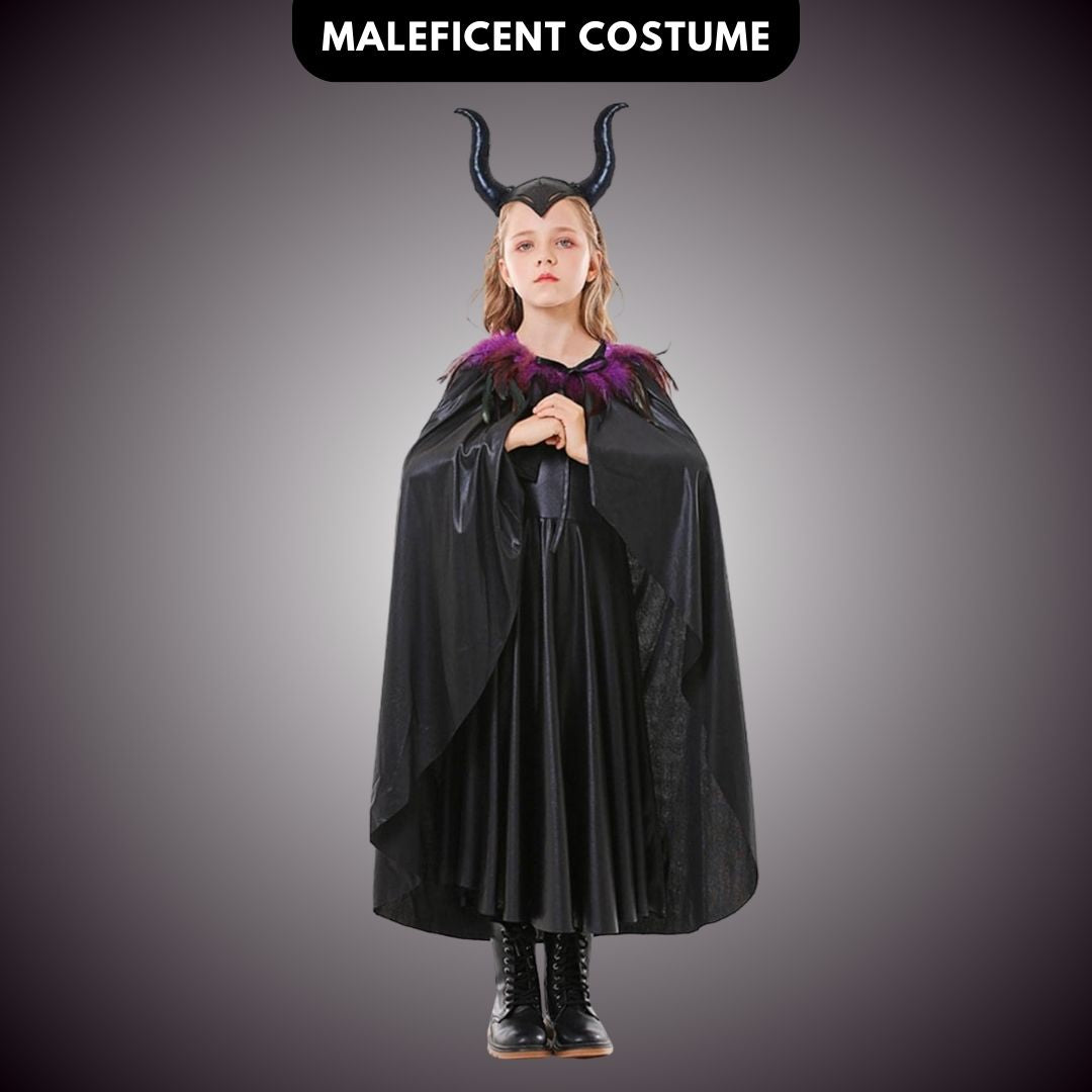 Maleficient Costume with Accessories