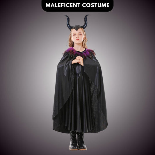 Maleficient Costume with Accessories
