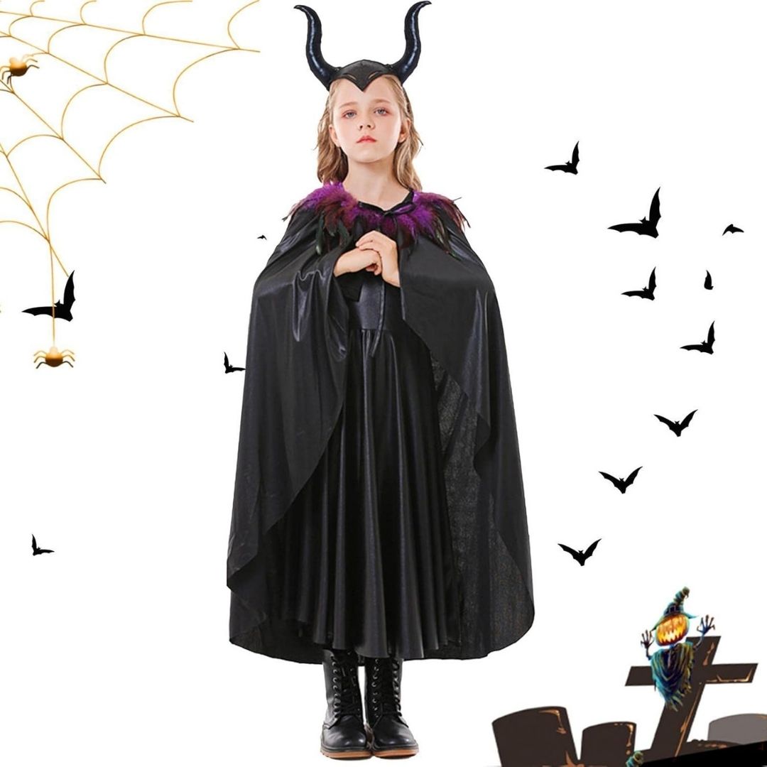 Maleficient Costume with Accessories