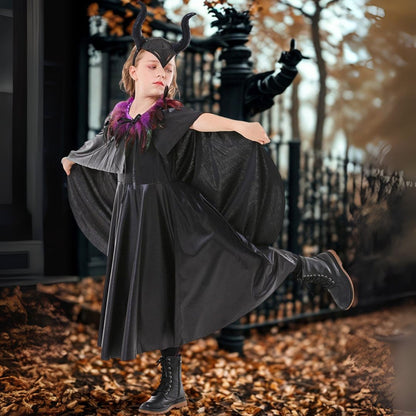 Maleficient Costume with Costume Accessories