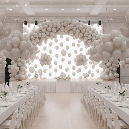 Matte Grey Color Balloons 10" - 20PC