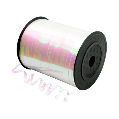 Iridescent White Balloon Tying Ribbon Roll - 1PC