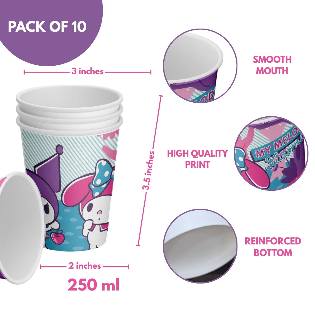 Kuromi Party Tableware & Decoration Combo Set - 51PC