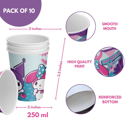 Kuromi Party Tableware & Decoration Combo Set - 51PC