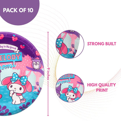 Kuromi Party Tableware & Decoration Combo Set - 51PC