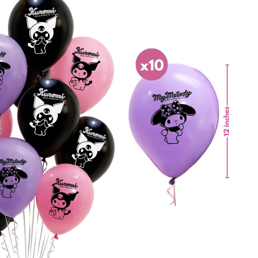 Kuromi Party Tableware & Decoration Combo Set - 51PC