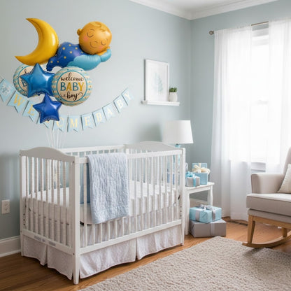 Welcome Baby Boy Balloon Set - 6PC