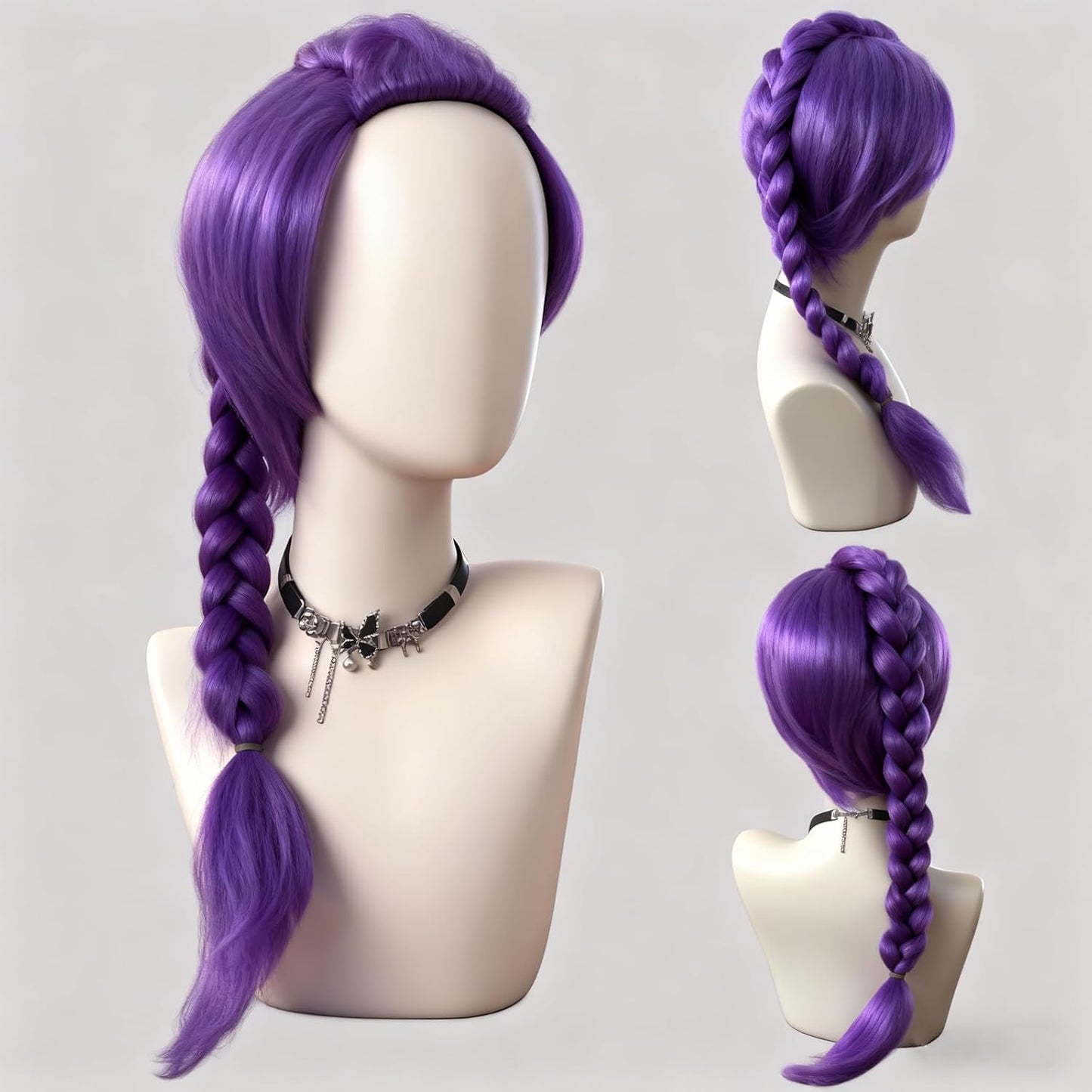 K-POP Rumi Purple Wig