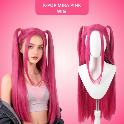 K-POP Mira Pink Wig