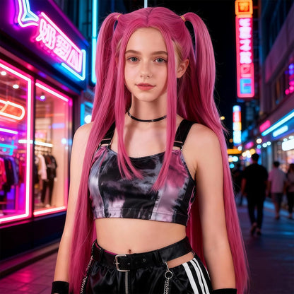 K-POP Mira Pink Wig