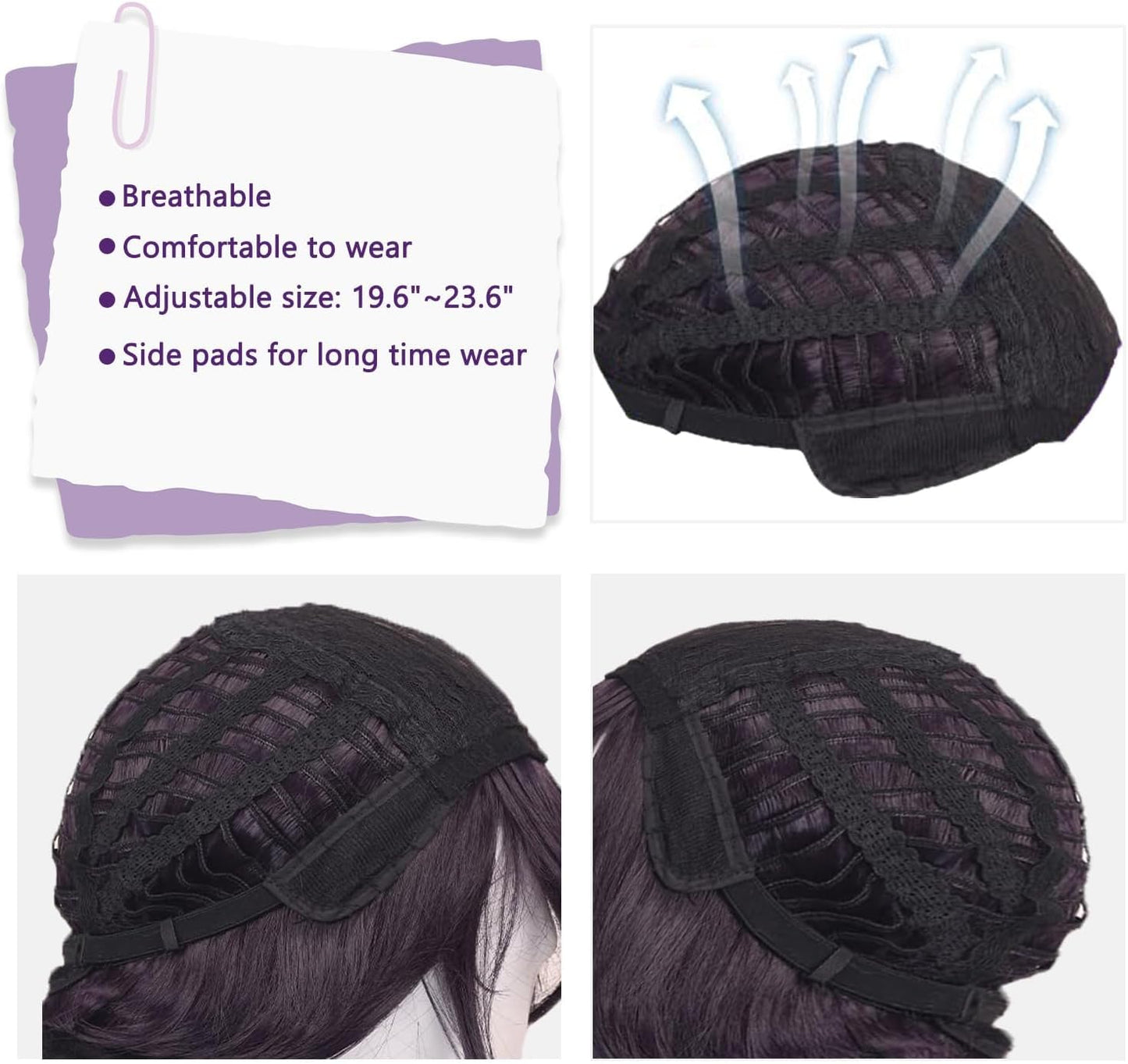 K-POP Zoey Black Wig