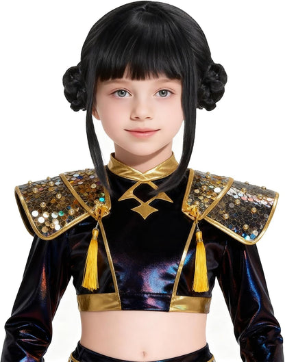 K-POP Zoey Black Wig