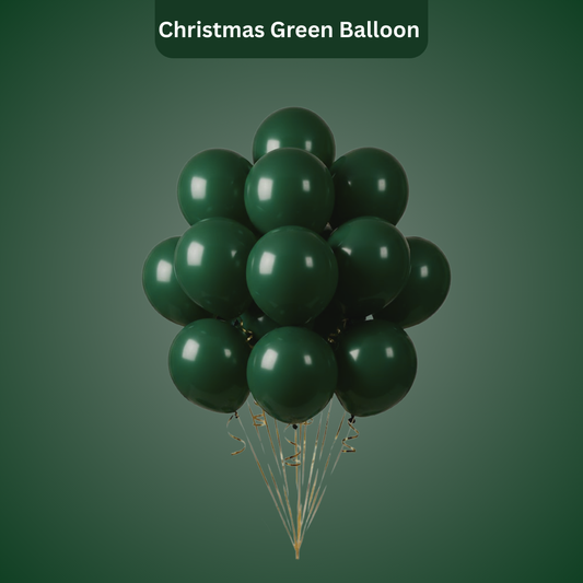 Christmas Green Balloon 10"-50PCS