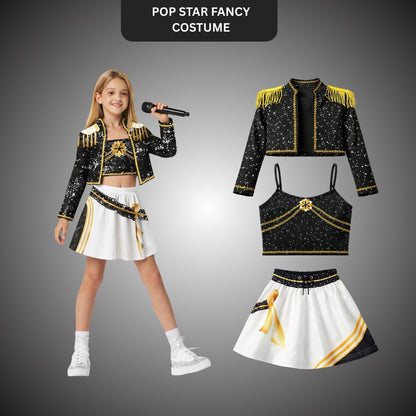 Pop Star Fancy Costume for Girls