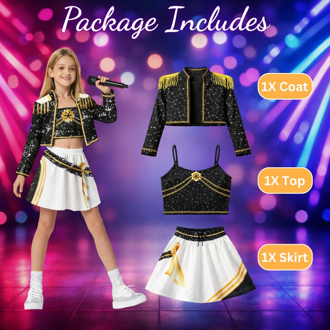 Pop Star Fancy Costume for Girls