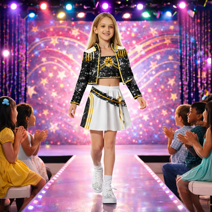 Pop Star Fancy Costume for Girls