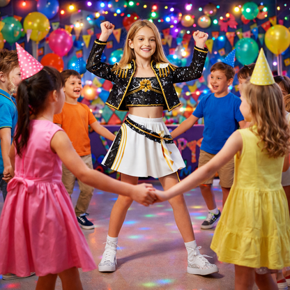 Pop Star Fancy Costume for Girls