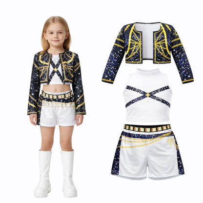 Rumi Black and White K-POP Costume - Size S