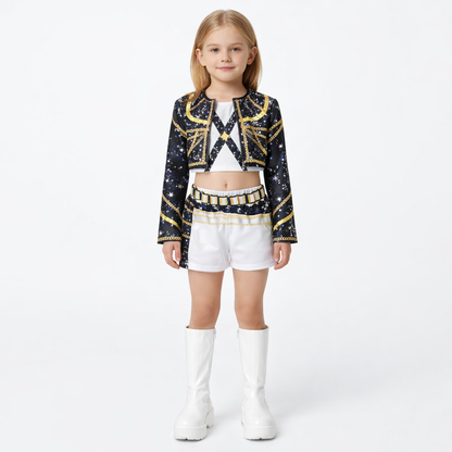 Rumi Black and White K-POP Costume - Size S