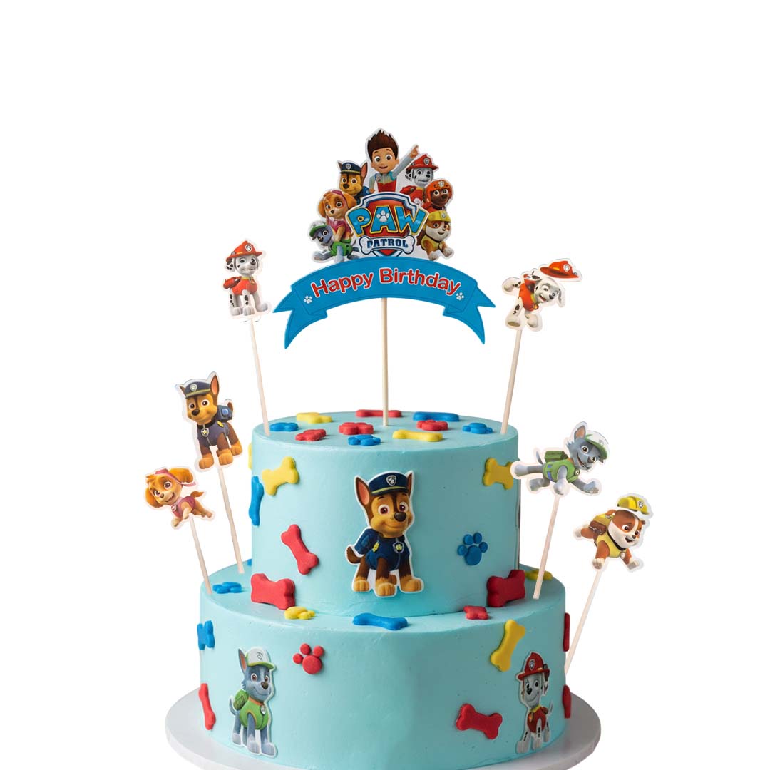 Paw Patrol Cake Toppers Set