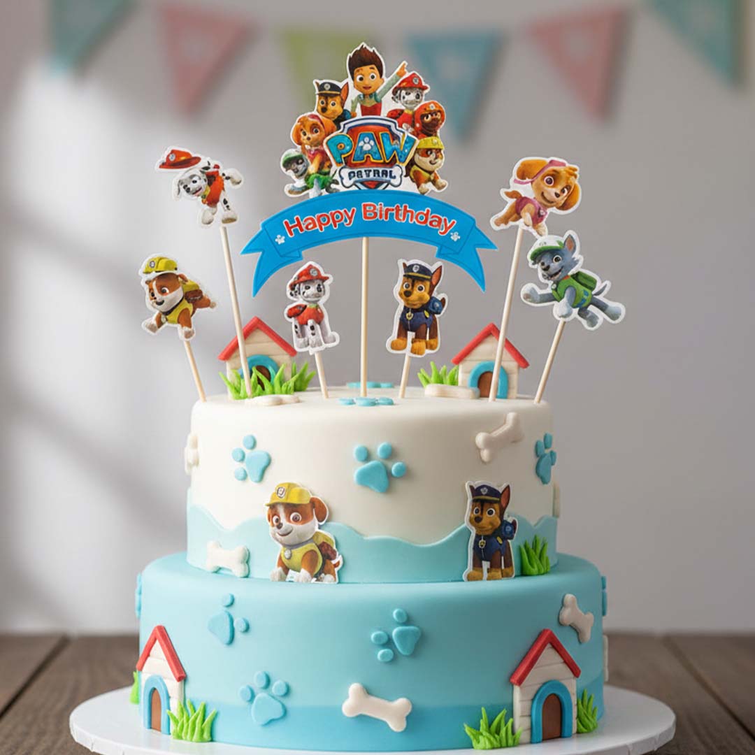 Paw Patrol Cake Toppers Set
