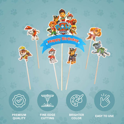 Paw Patrol Cake Toppers Set