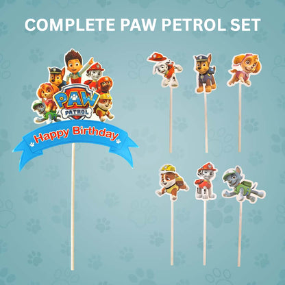 Paw Patrol Cake Toppers Set