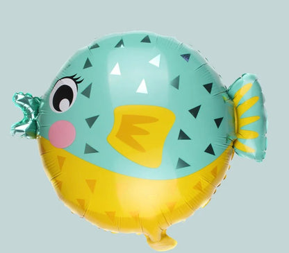 Ocean Theme Foil Balloons Set of 5