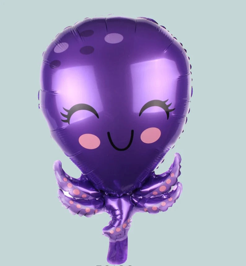 Ocean Theme Foil Balloons Set of 5