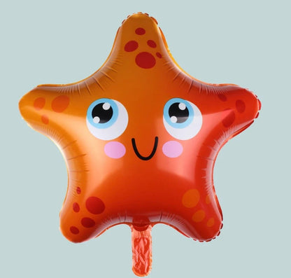 Ocean Theme Foil Balloons Set of 5