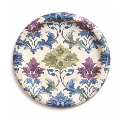 Floral Print Starter Paper Plates 9 inches - 8PC