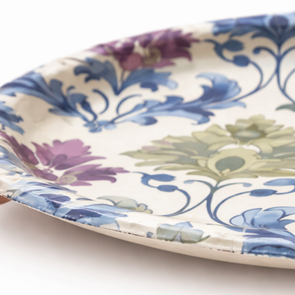 Floral Print Starter Paper Plates 9 inches - 8PC