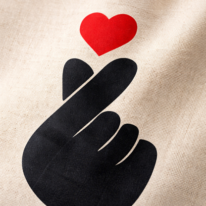 Korean Kawaii Love Hand Sign Potli Return Gift Pouch Bags- Set of 10