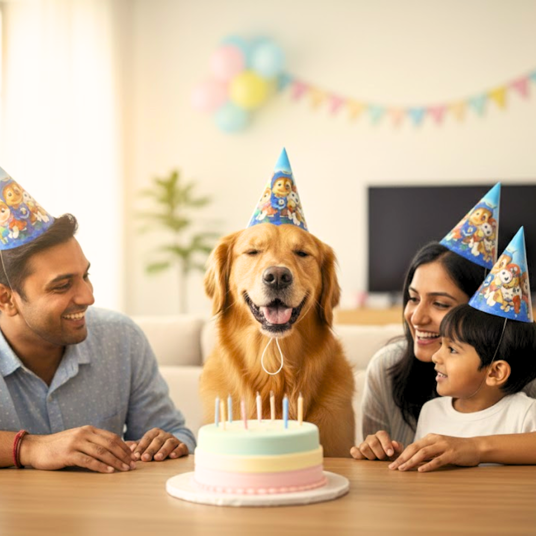 Paw Patrol Theme Birthday Caps - 8PC