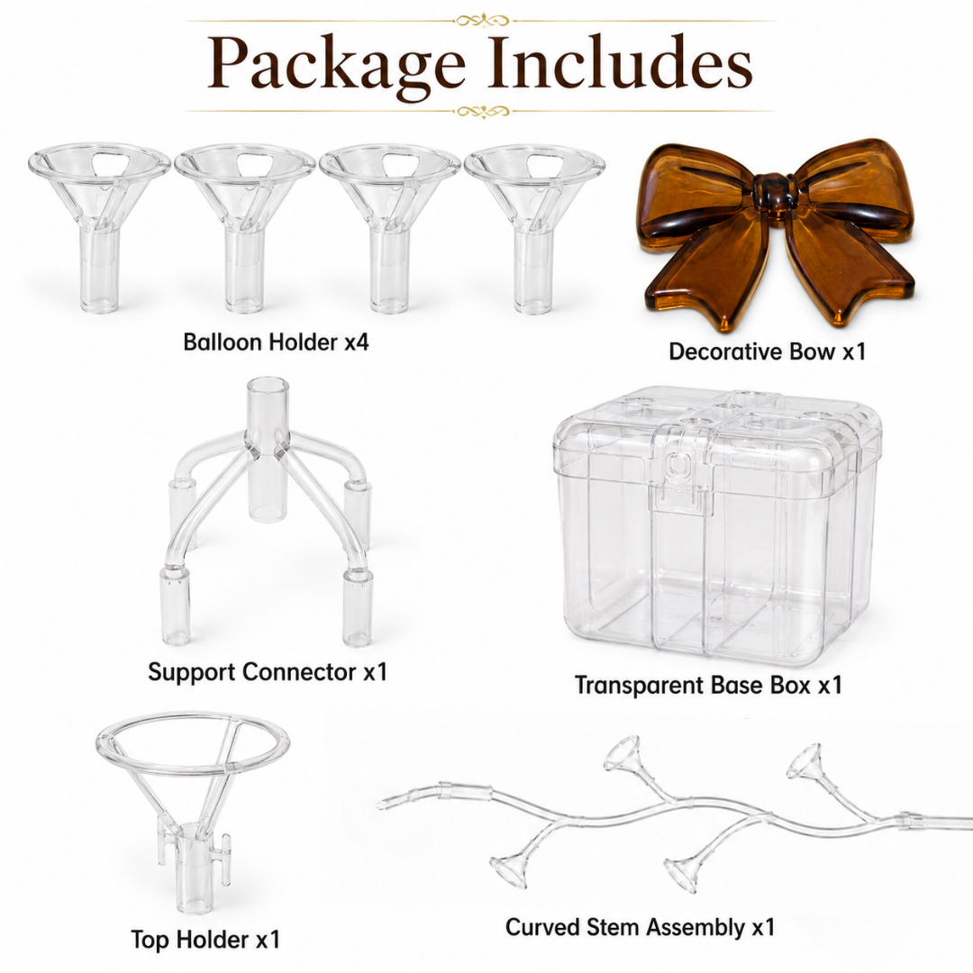 Balloon Centerpeice Transaprent Table Stand