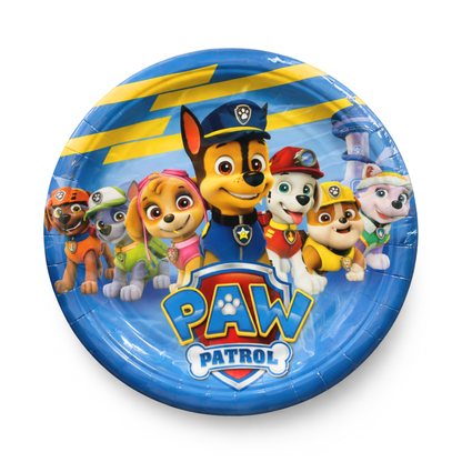 Paw Patrol Theme Paper Plates - 10PC
