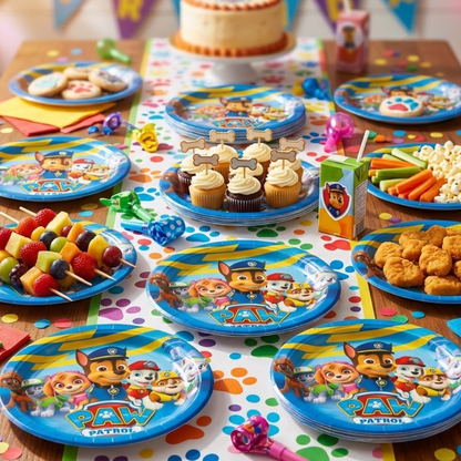 Paw Patrol Theme Paper Plates - 10PC