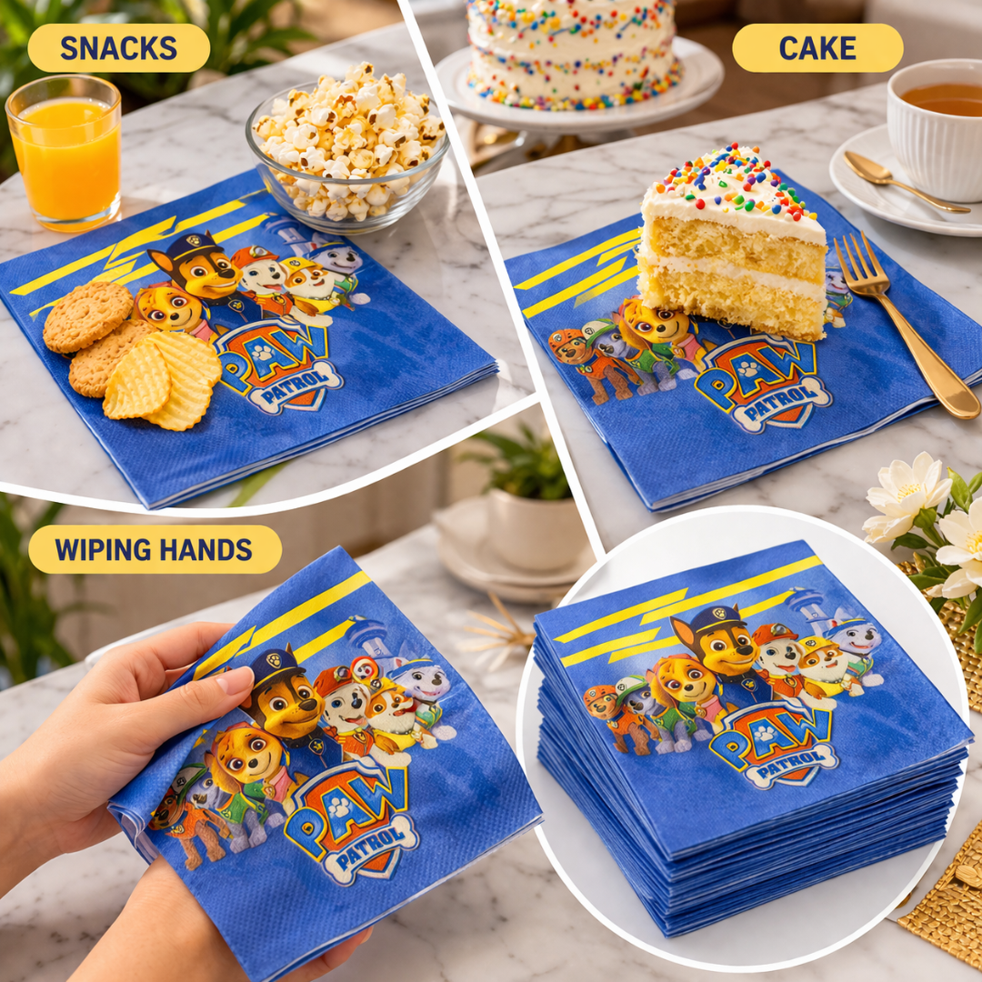 Paw Patrol Paper Napkins - 20PC