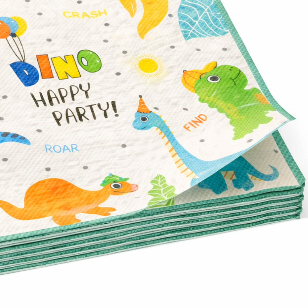 Dinosaur Birthday Paper Napkins - 20PC