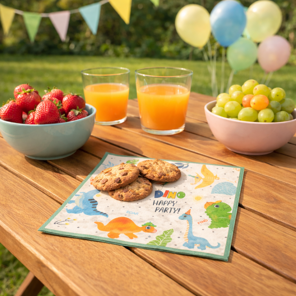 Dinosaur Birthday Paper Napkins - 20PC