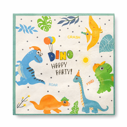 Dinosaur Birthday Paper Napkins - 20PC