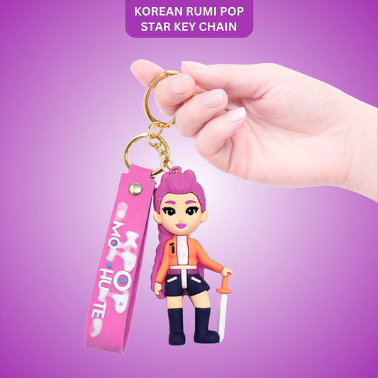 Kpop Cartoon Characters Rumi Key Chain - 1PC