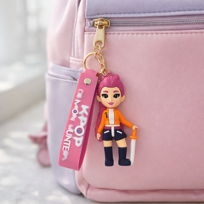 Kpop Cartoon Characters Rumi Key Chain - 1PC