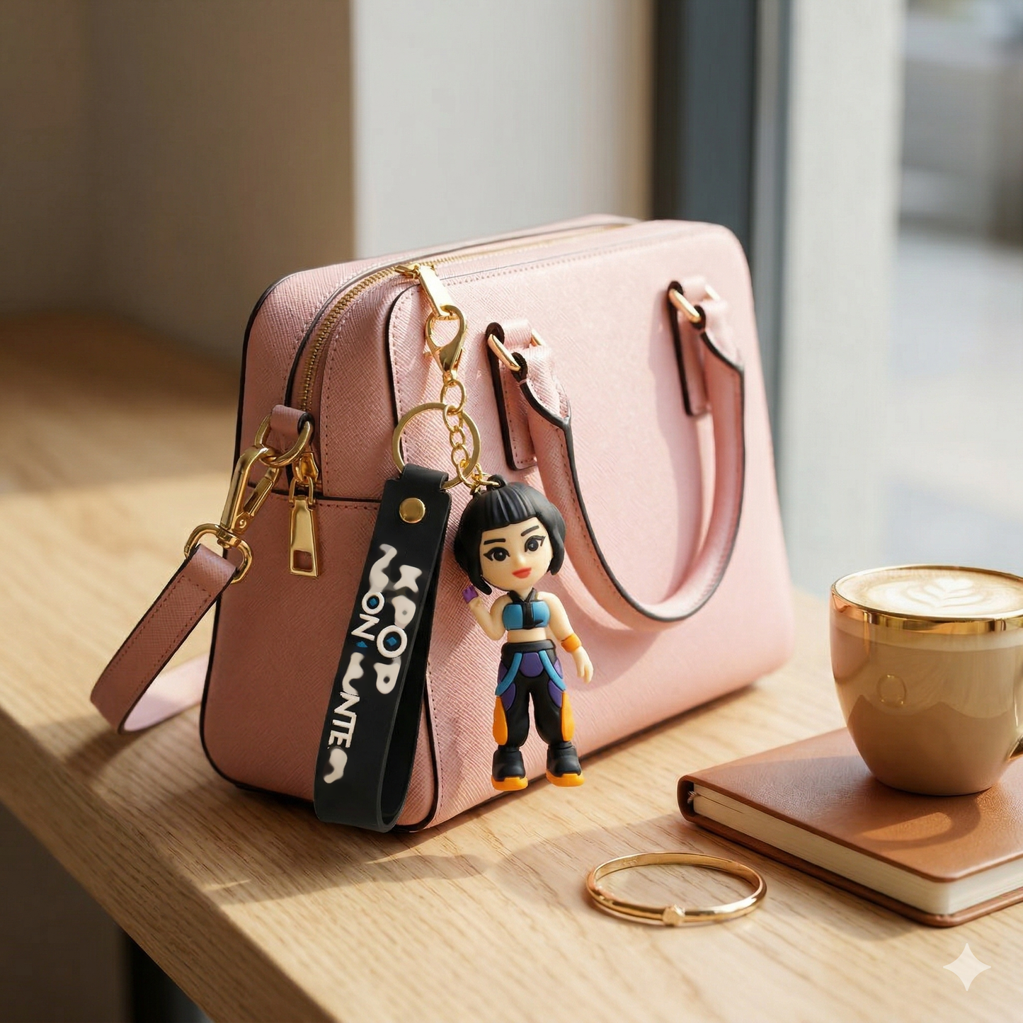 Kpop Cartoon Characters Zoey Key Chain - 1PC