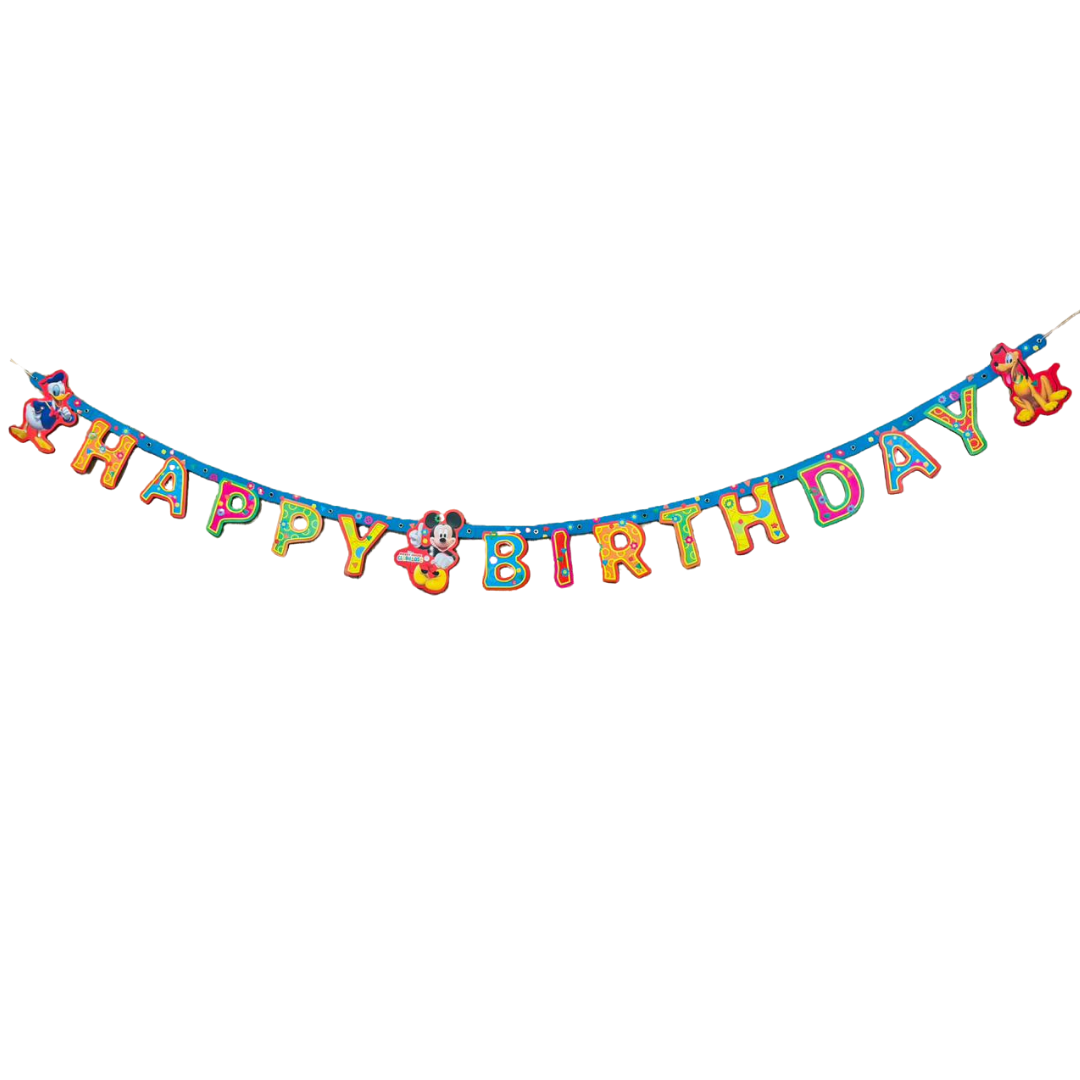 Mickey Mouse "Two-da-da" Celebration Birthday Banner - 6FT