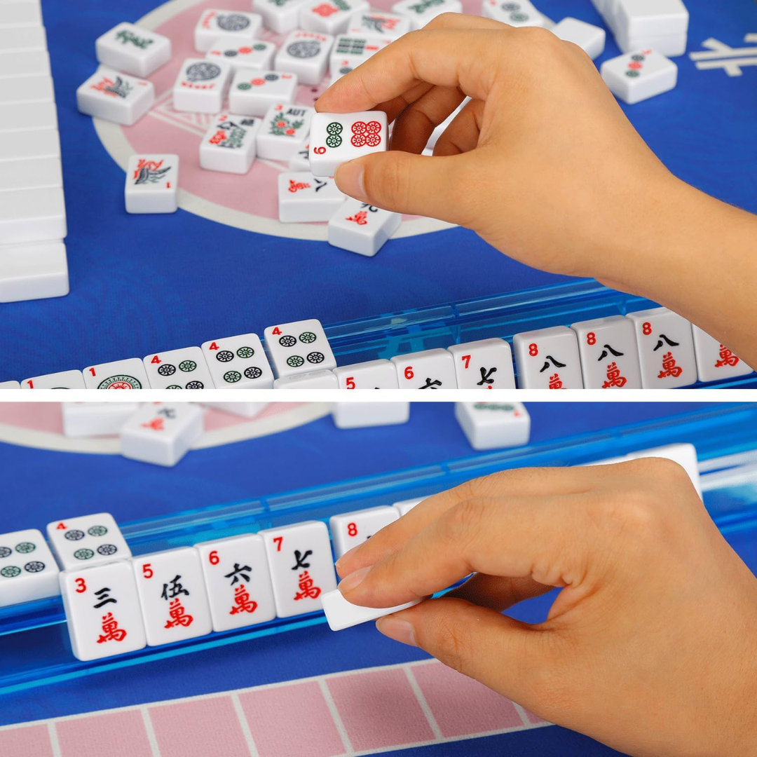 American Mahjong White Tiles Travel Set 30MM - 160 Tiles