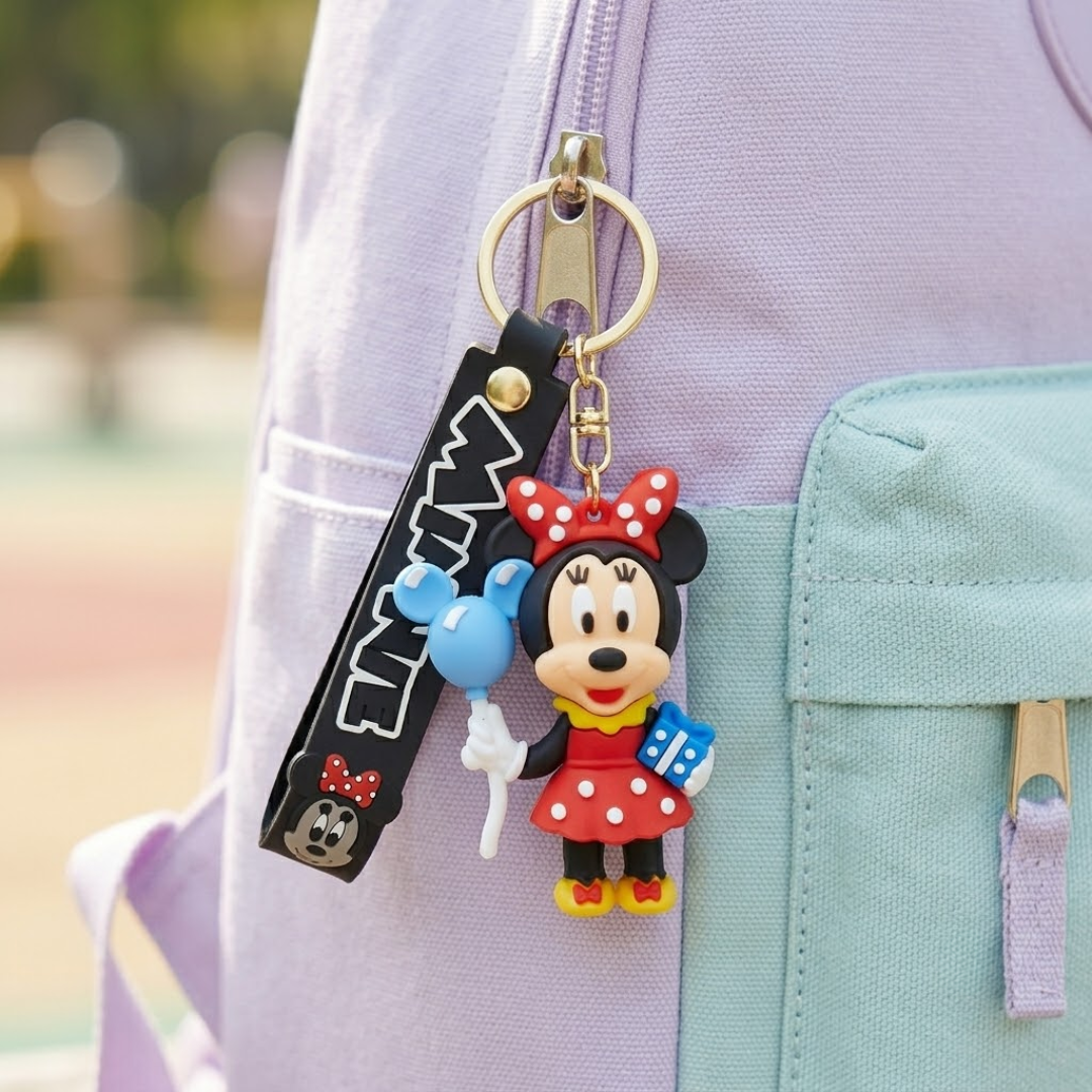 Minnie Mouse Key Chain | Bag Charms | Party Favors for Return Gift - 1PC