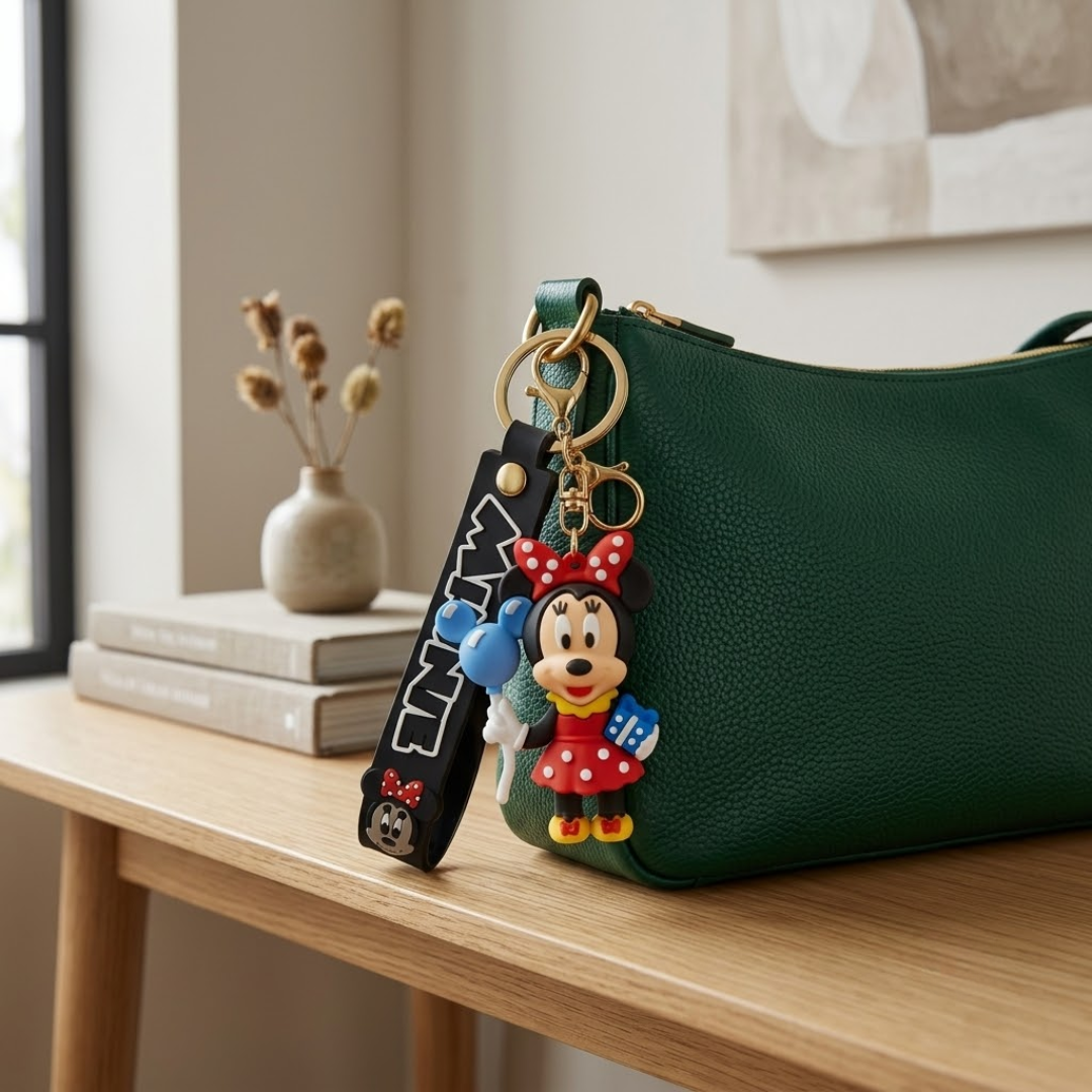 Minnie Mouse Key Chain | Bag Charms | Party Favors for Return Gift - 1PC