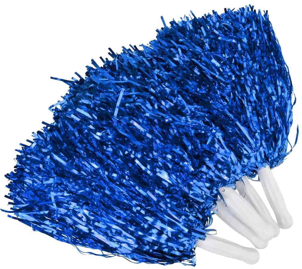 Cheerleader Pom Poms Blue