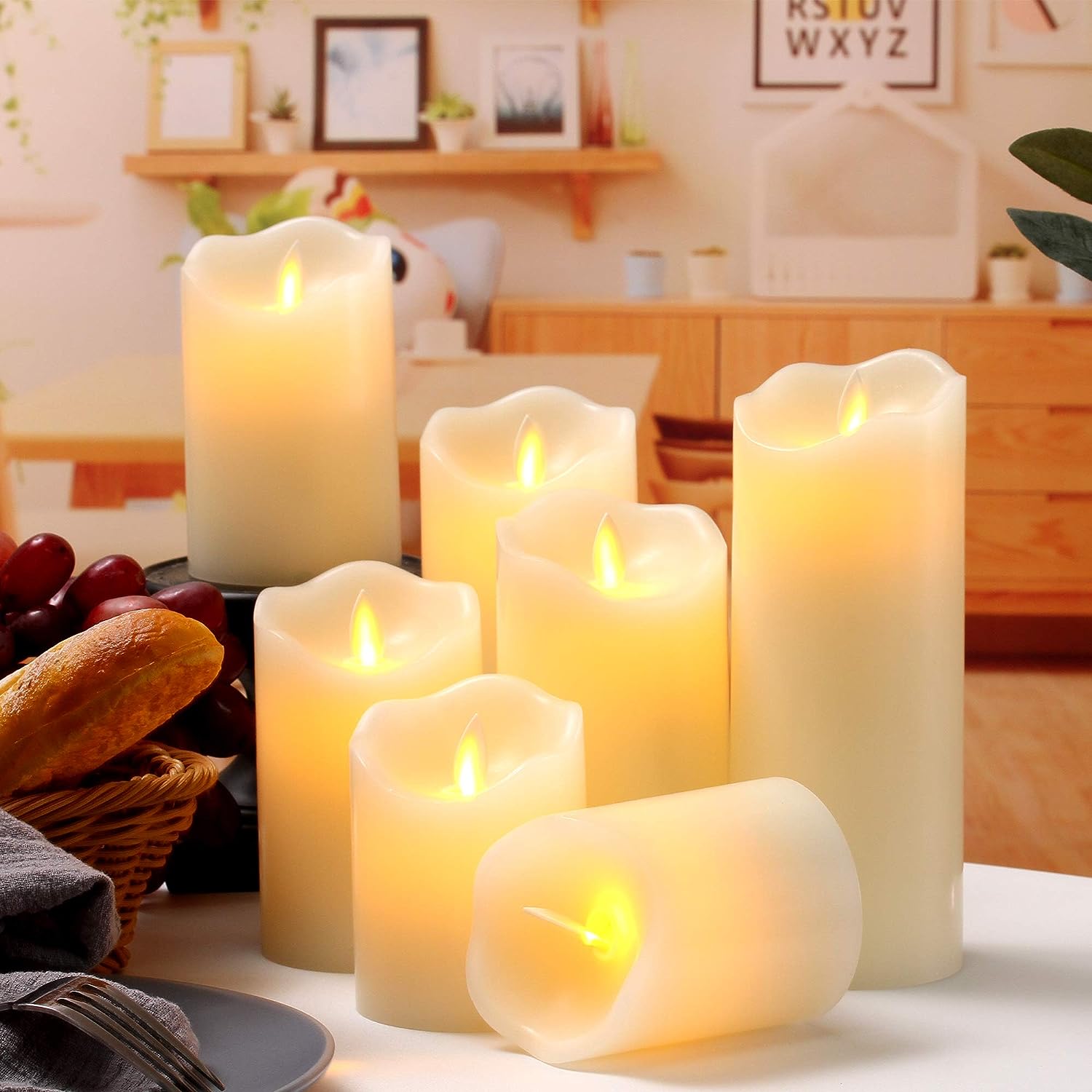 LED Flicker Candle 3"